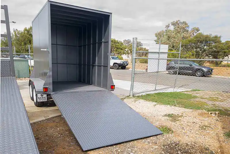 Adelaide Trailers For Sales: ENCLOSED-7FT-TRAILER-TANDEM-AXLE-12X6